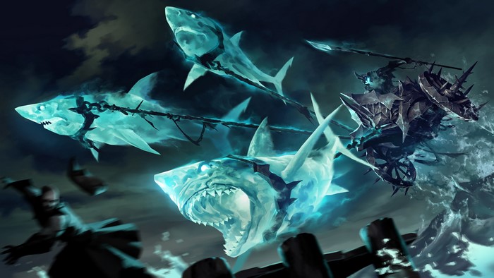 4K Legends of Runeterra Ghost Sharks and Knight