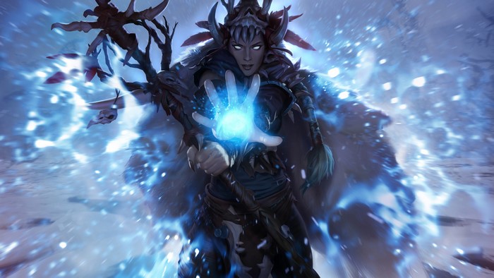 4K Fantasy Art of a Sorceress from League of Legends