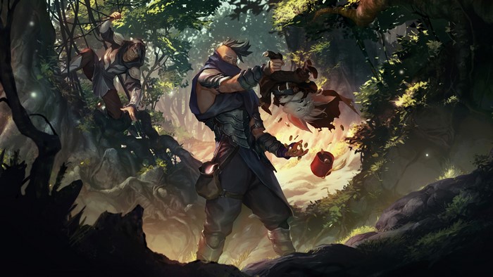 Yasuo and Yone from League of Legends artwork