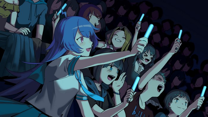 Anime girls at Bilibili event