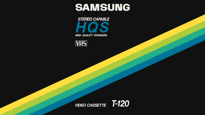 Samsung HQS VHS Video Cassette T-120