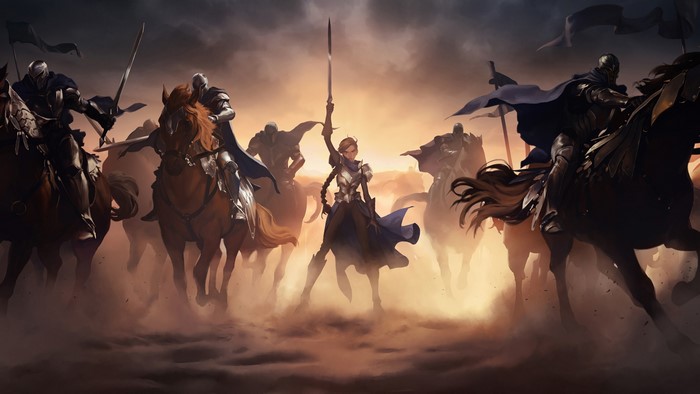 4K Fantasy Art of Knights from Legends of Runeterra