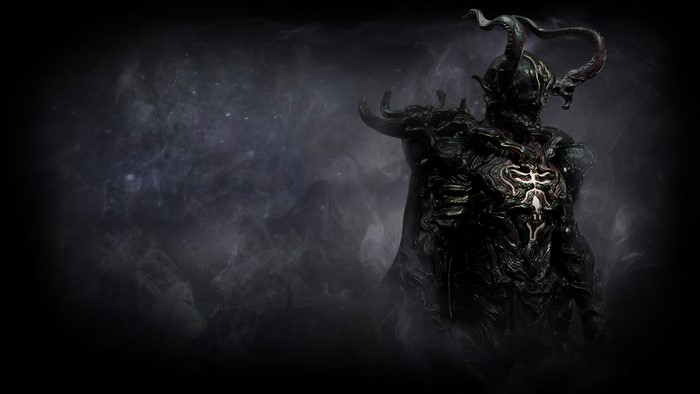 Path of Exile artwork of a dark, horned creature