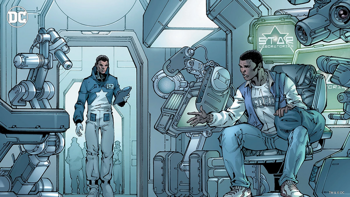 Cyborg and Victor Stone from DC Comics