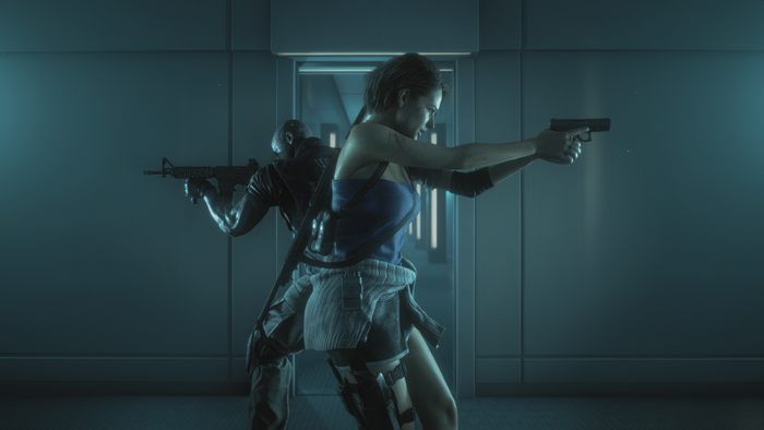 Jill Valentine and Nemesis from Resident Evil