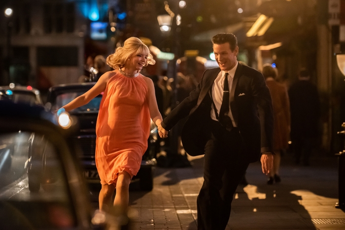 Anya Taylor-Joy and Matt Smith running at night
