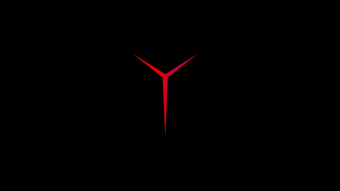 logo, computer, Lenovo, simple background, minimalism, PC gaming, black ...