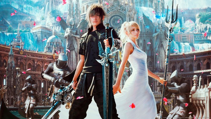 Noctis and Luna from Final Fantasy XV