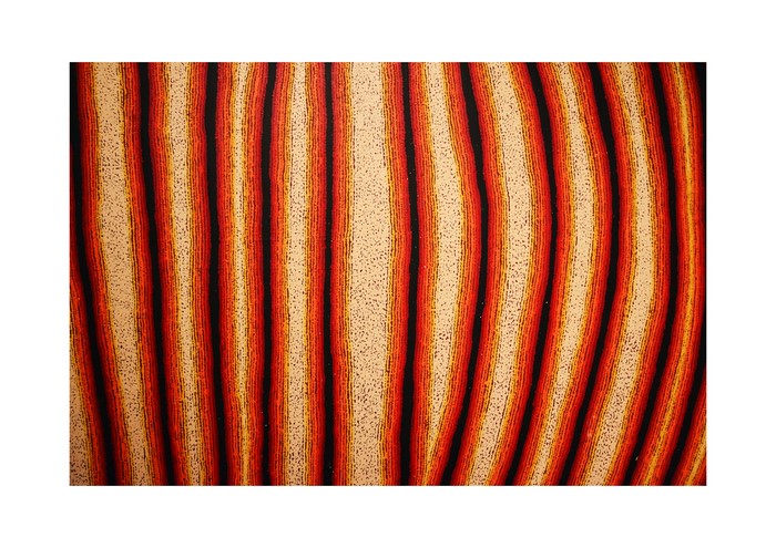 Abstract striped pattern in warm colors