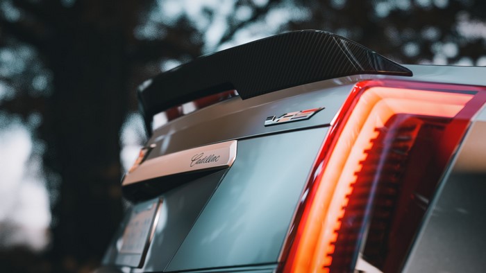 Cadillac CTS-V with Carbon Fiber Spoiler