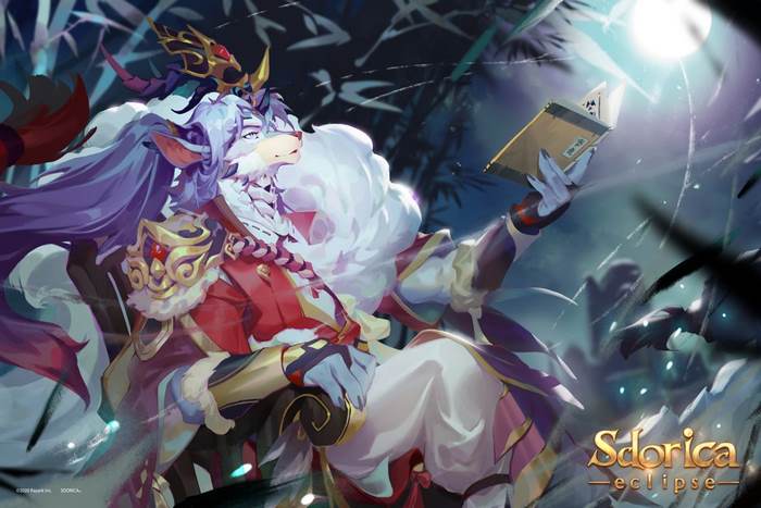 Sdorica Eclipse character reading a book