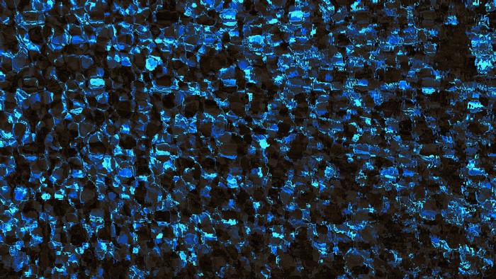 Abstract blue and black textured pattern