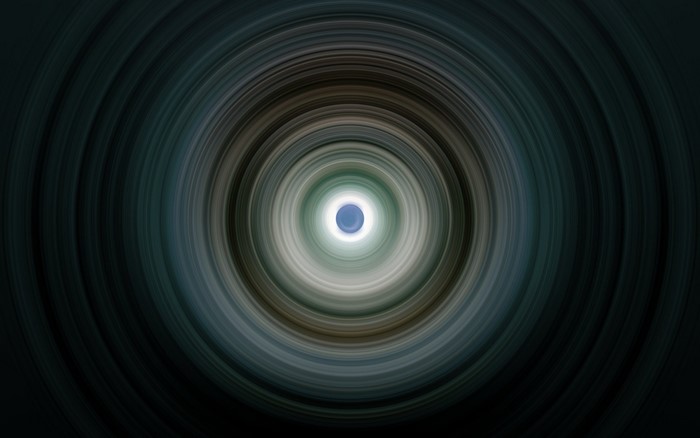 Abstract radial blur with concentric circles