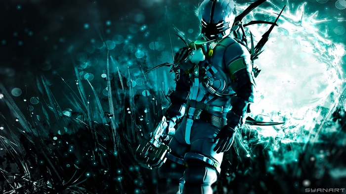 Dead Space 3 Abstract Art with Isaac Clarke