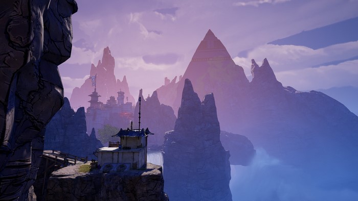 Borderlands 3 video game art landscape