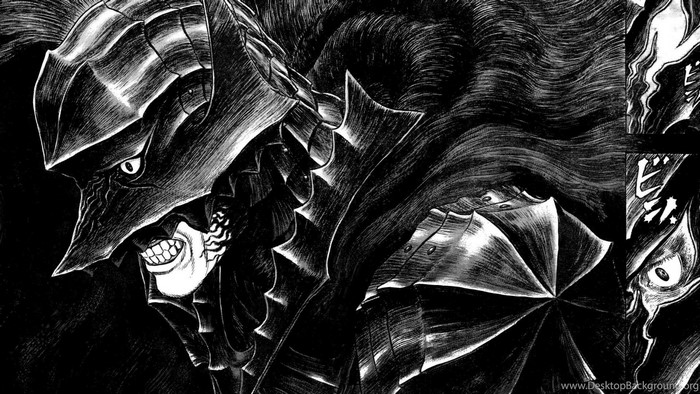 Guts from Berserk in armor