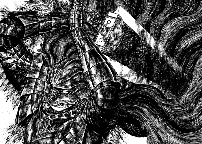 Guts from Berserk with Dragonslayer sword