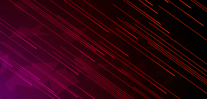 Abstract red and purple lines with stars