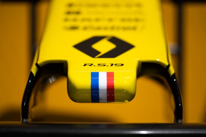 Renault RS.19 Formula 1 Car Front