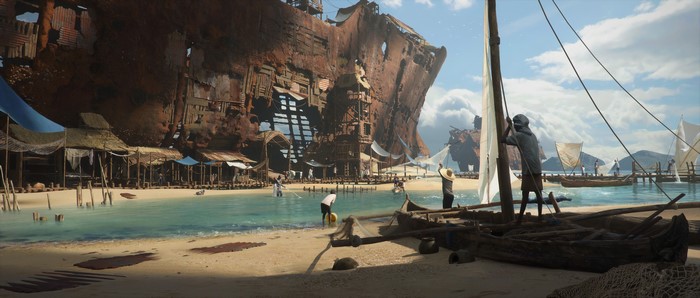 4K shipwreck settlement by Florent Lebrun