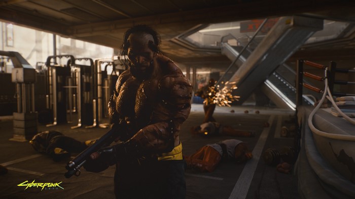 Cyberpunk 2077 screenshot with Animals faction member