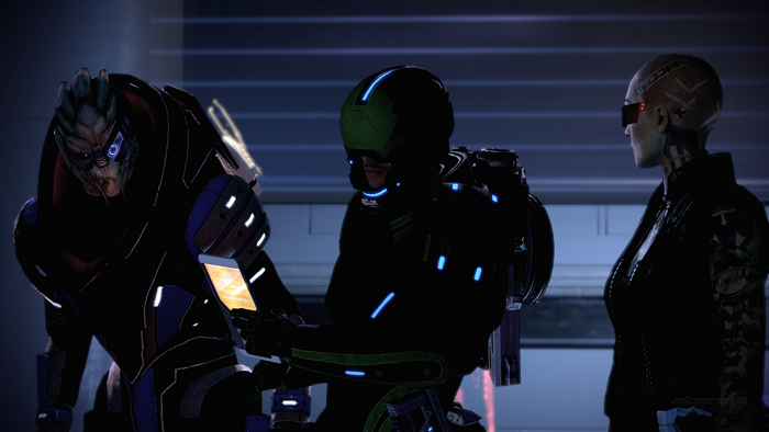 Garrus Vakarian and Jack from Mass Effect 2