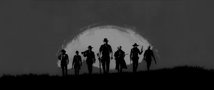 Red Dead Redemption 2 gang silhouette