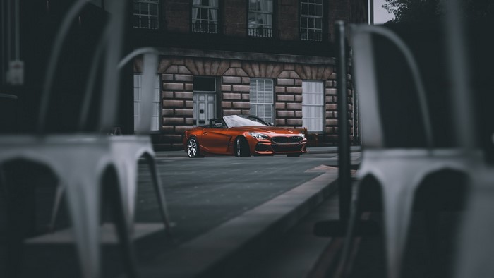 Orange BMW Z4 Convertible in Forza Horizon 4