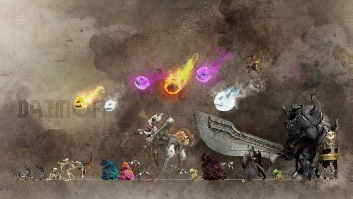 Daimon creatures and characters from Final Fantasy XV