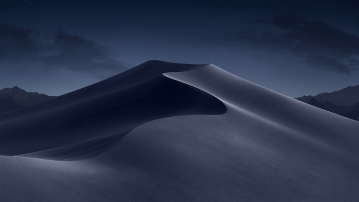 4K Mojave Desert Dunes at Night