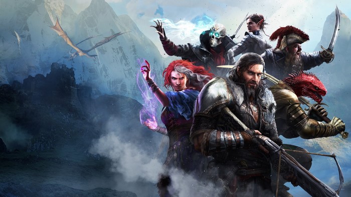 Divinity: Original Sin 2 Characters in Fantasy Landscape
