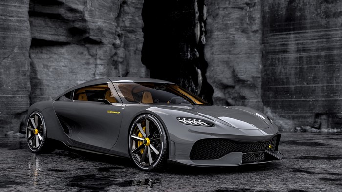 Koenigsegg Gemera Supercar in Gray