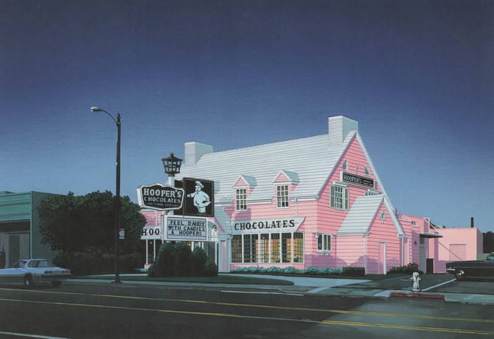 Hooper's Chocolates painting by Hiroshi Nagai
