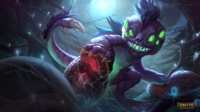 Ratatoskr from Smite with multiple eyes