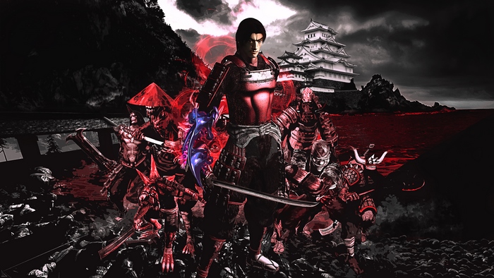 Onimusha Samanosuke and samurai warriors