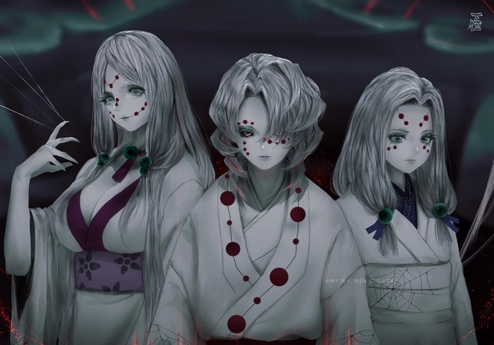 Spider Family from Kimetsu no Yaiba by Aoi Ogata