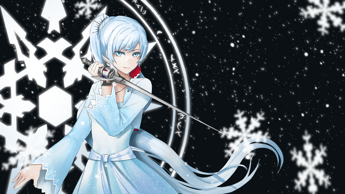 Weiss Schnee from RWBY with Myrtenaster