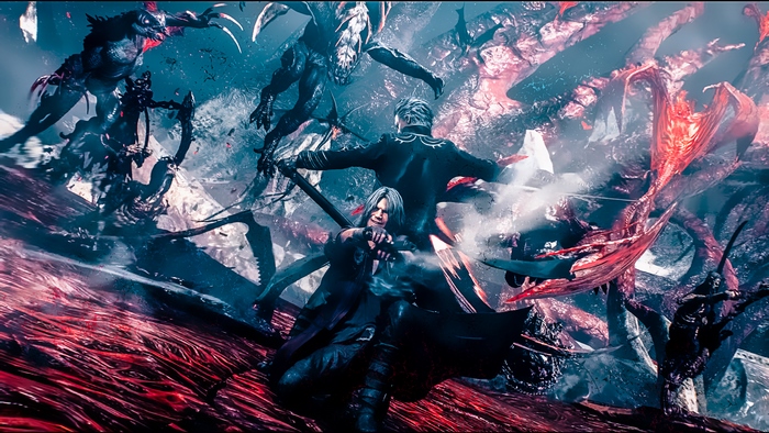 Devil May Cry Dante and Vergil Battle Scene
