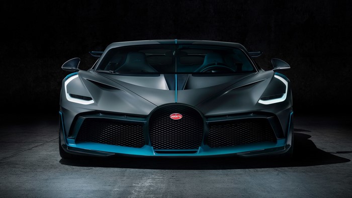 Bugatti Divo supercar frontal view