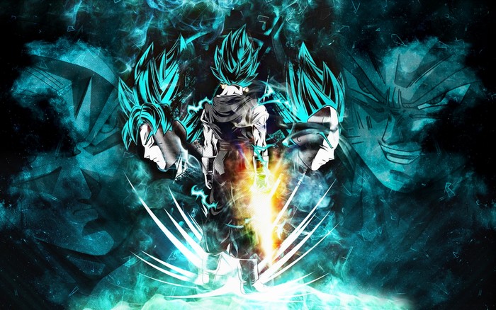 Gogeta and Vegeta from Dragon Ball Super
