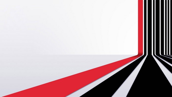 Abstract red and black lines on white background