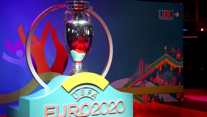 UEFA Euro 2020 Trophy on Display