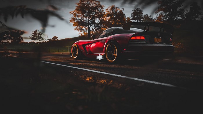 Red Dodge Viper ACR in Forza Horizon 4