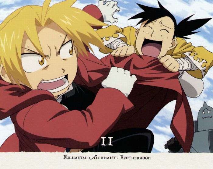 Edward Elric and Alphonse Elric from Fullmetal Alchemist: Brotherhood