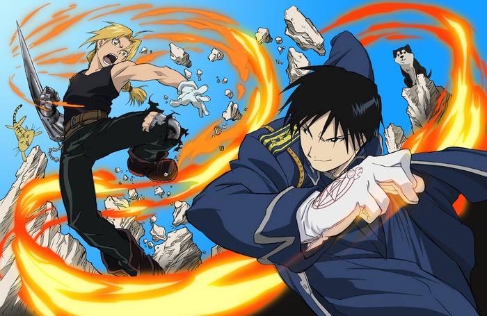 Edward Elric and Roy Mustang from Fullmetal Alchemist