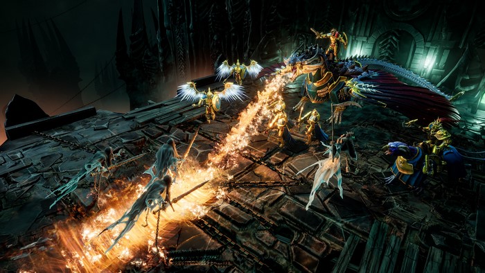 Warhammer Age Of Sigmar: Storm Ground battle scene