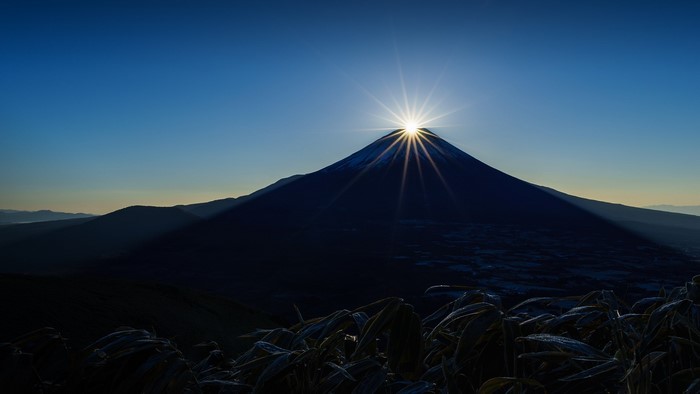 Sunrise over Mount Fuji, Japan