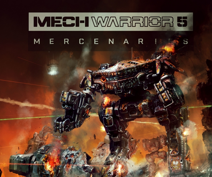 MechWarrior 5: Mercenaries game cover art