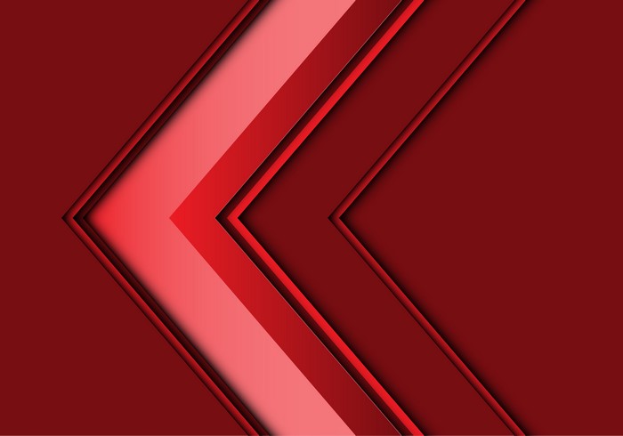 Abstract Red Arrows 3D 4K