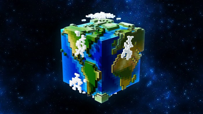 EARTH DEFENSE FORCE World Brothers Cube Earth 4K